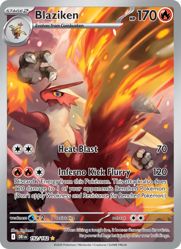 Blaziken - Pokémon TCG Card