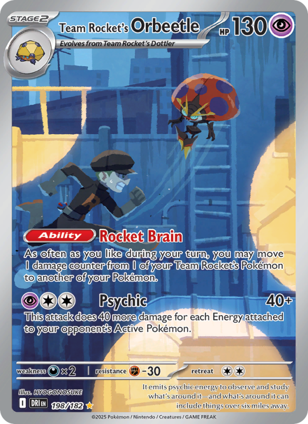 Team Rocket's Orbeetle - Pokémon TCG Card