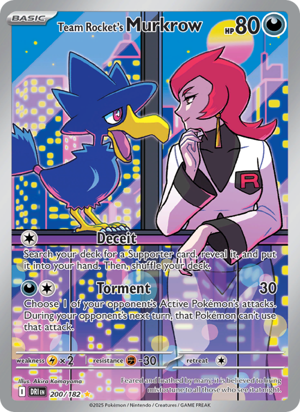 Team Rocket's Murkrow - Pokémon TCG Card