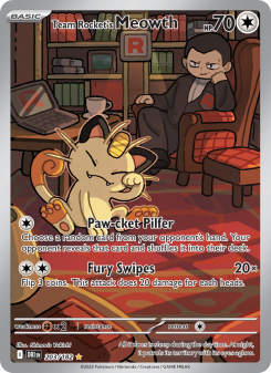 Team Rocket's Meowth - pokemon TCG Card