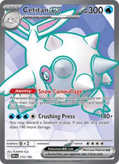 Cetitan ex - pokemon TCG Card