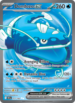 Dondozo ex - pokemon TCG Card