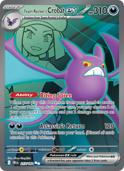 Team Rocket's Crobat ex - pokemon TCG Card
