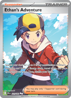 Ethan's Adventure - pokemon TCG Card