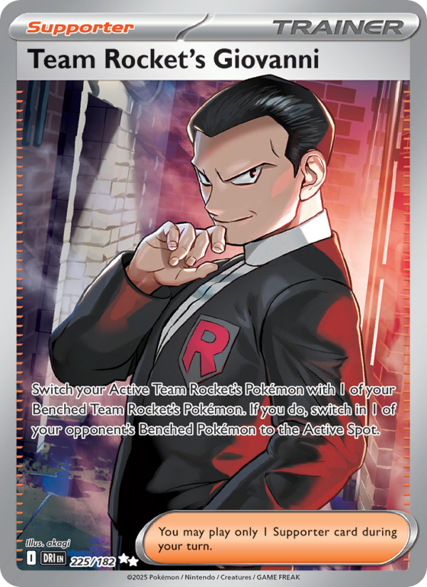 Team Rocket's Giovanni - Pokémon TCG Card