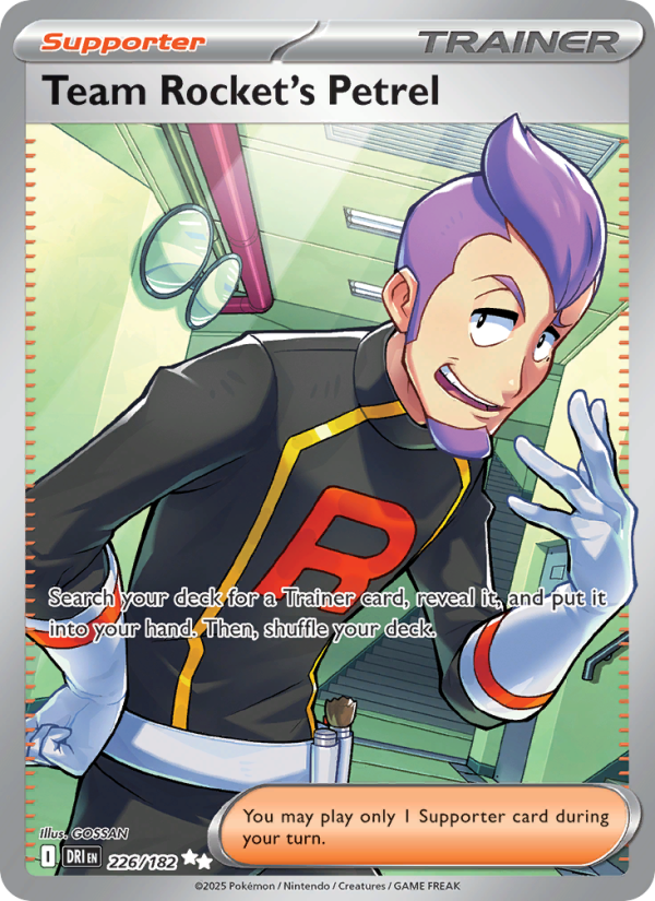 Team Rocket's Petrel - Pokémon TCG Card