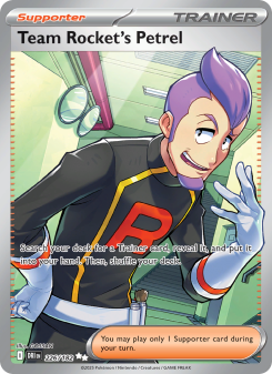 Team Rocket's Petrel - pokemon TCG Card