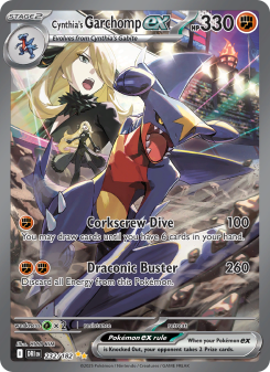 Cynthia's Garchomp ex - pokemon TCG Card