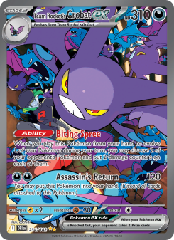 Team Rocket's Crobat ex - pokemon TCG Card