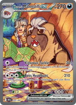 Arven's Mabosstiff ex - pokemon TCG Card