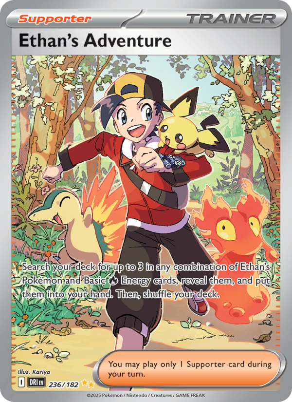 Ethan's Adventure - Pokémon TCG Card