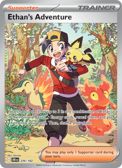 Ethan's Adventure - pokemon TCG Card