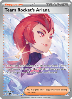 Team Rocket's Ariana - pokemon TCG Card