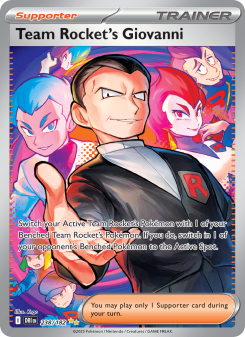 Team Rocket's Giovanni - pokemon TCG Card