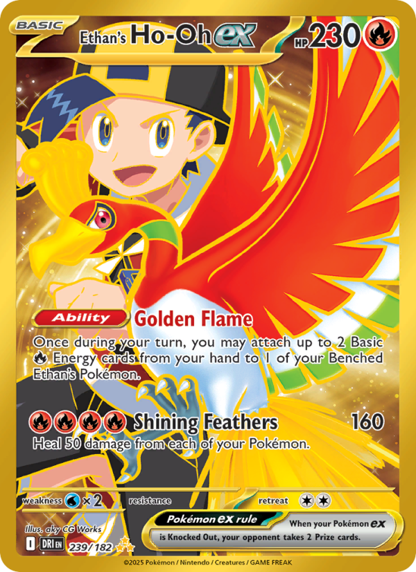 Ethan's Ho-Oh ex - Pokémon TCG Card