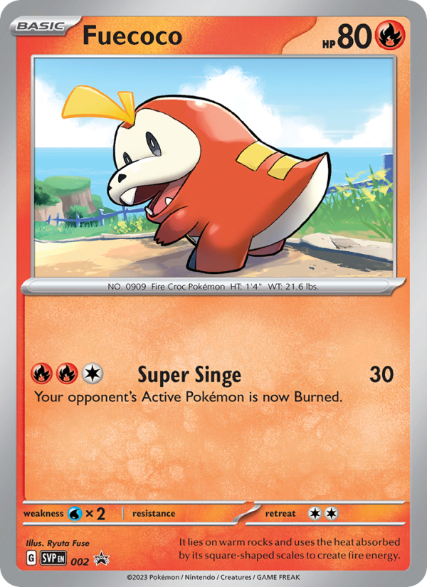 Fuecoco - Pokémon TCG Card