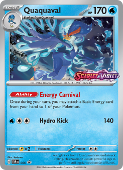 Quaquaval - pokemon TCG Card