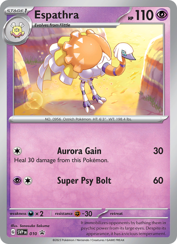 Espathra - Pokémon TCG Card