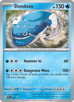 Dondozo - pokemon TCG Card