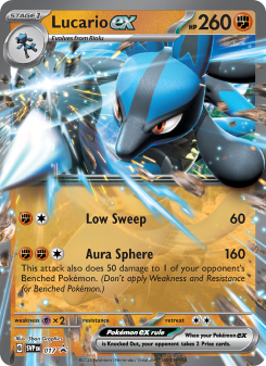Lucario ex - pokemon TCG Card