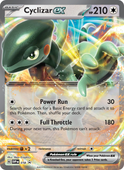 Cyclizar ex - pokemon TCG Card