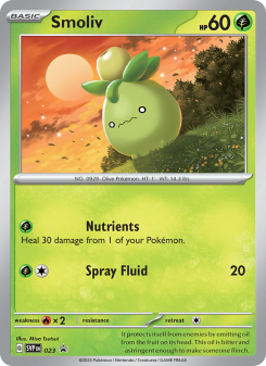 Smoliv - pokemon TCG Card