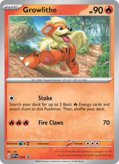 Growlithe - pokemon TCG Card