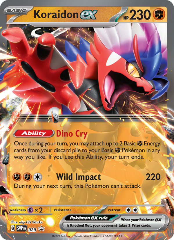 Koraidon ex - Pokémon TCG Card
