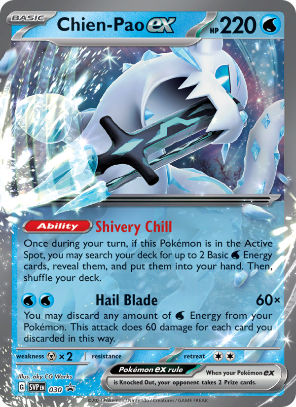 Chien-Pao ex - Pokémon TCG Card