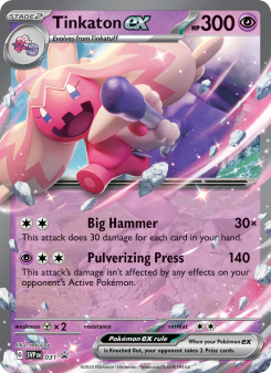 Tinkaton ex - pokemon TCG Card