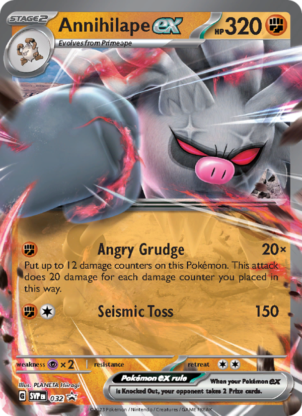 Annihilape ex - Pokémon TCG Card