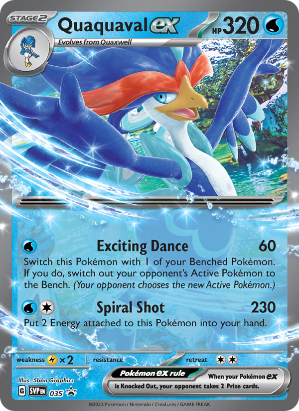 Quaquaval ex - Pokémon TCG Card