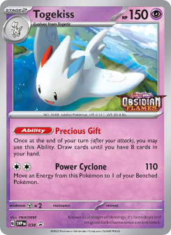 Togekiss - pokemon TCG Card