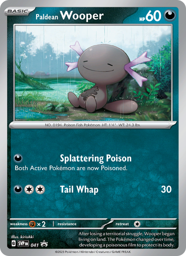 Paldean Wooper - Pokémon TCG Card