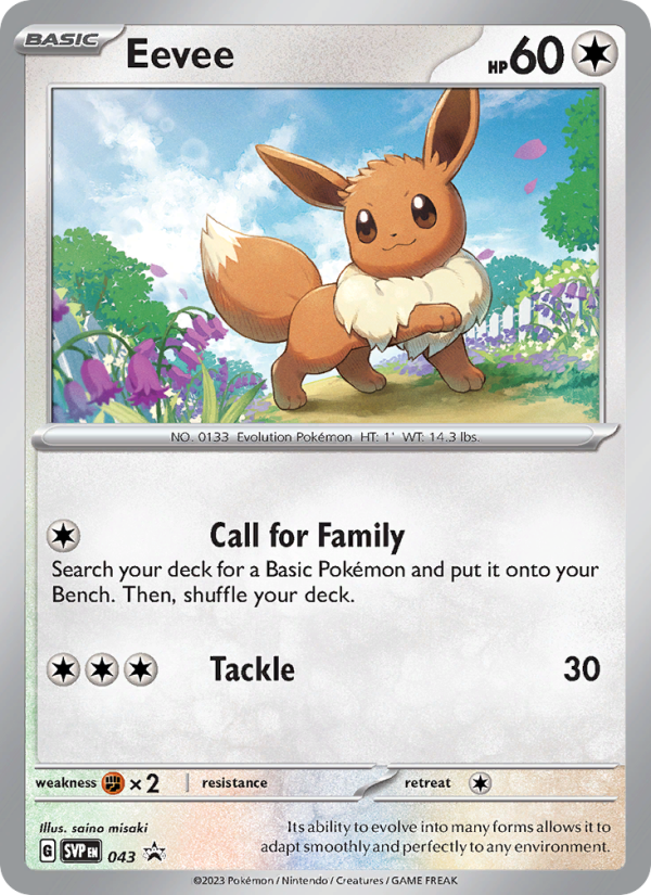 Eevee - Pokémon TCG Card