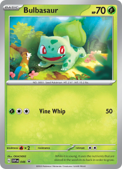 Bulbasaur - pokemon TCG Card