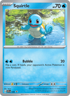 Squirtle - pokemon TCG Card