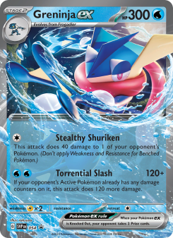 Greninja ex - pokemon TCG Card