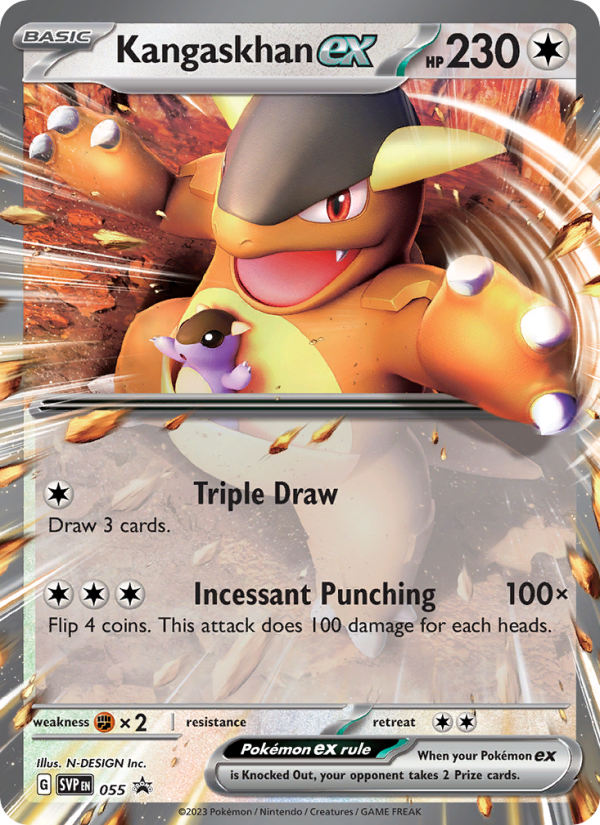 Kangaskhan ex - Pokémon TCG Card