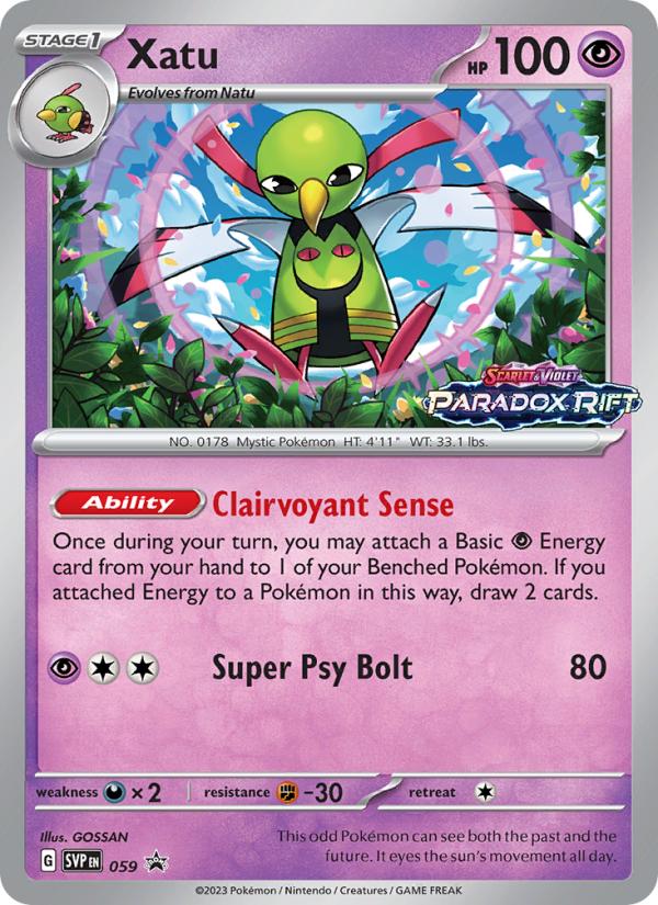 Xatu - Pokémon TCG Card