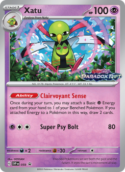 Xatu - pokemon TCG Card