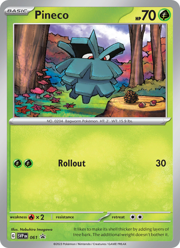 Pineco - Pokémon TCG Card