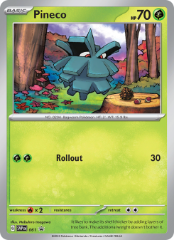 Pineco - pokemon TCG Card