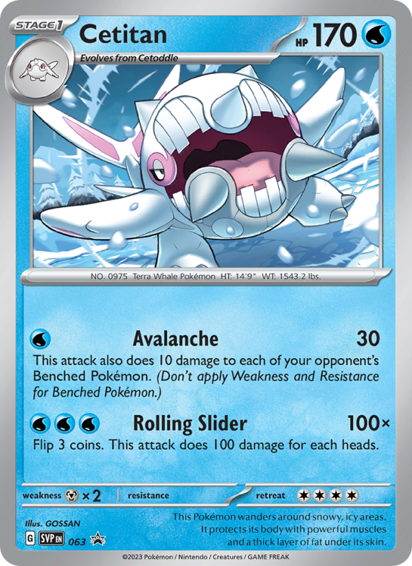 Cetitan - Pokémon TCG Card
