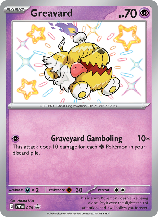 Greavard - Pokémon TCG Card