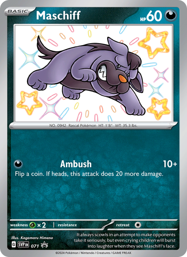 Maschiff - Pokémon TCG Card