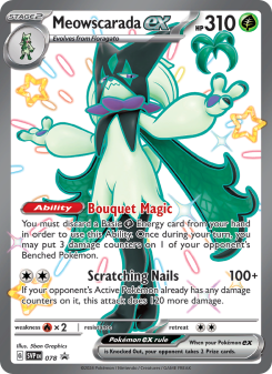 Meowscarada ex - pokemon TCG Card