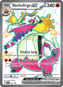 Skeledirge ex - pokemon TCG Card