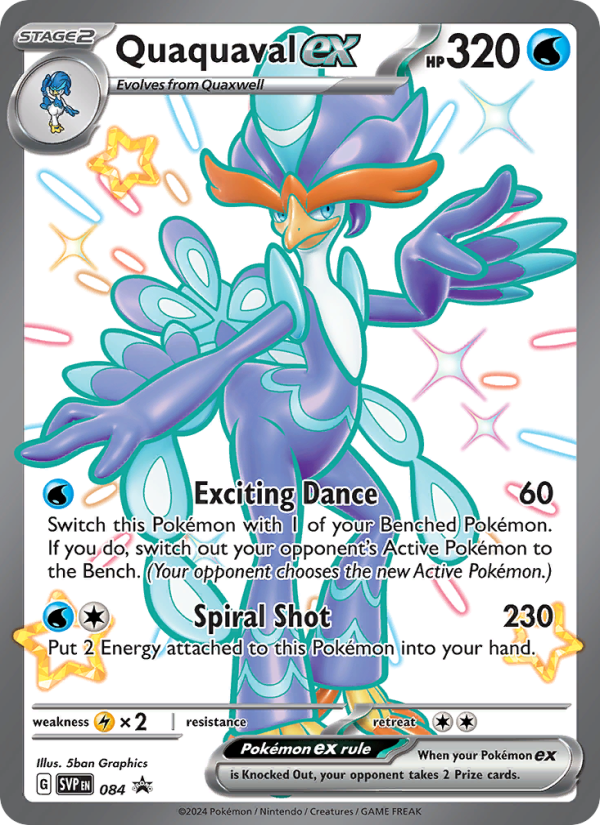 Quaquaval ex - Pokémon TCG Card