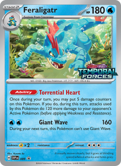 Feraligatr - pokemon TCG Card